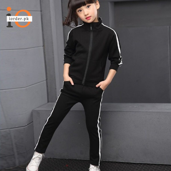 Black tracksuit kids deals