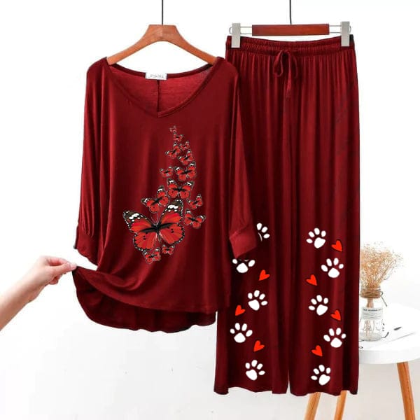 Red Butterfly Women Loungewear ARTICLE #56