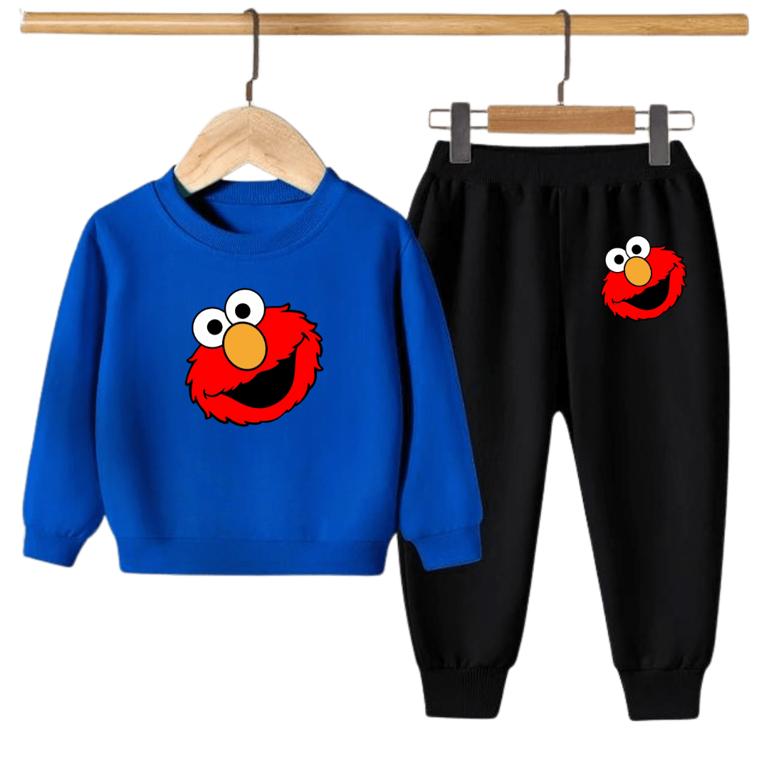 Elmo Face Kids Sweatshirt & Jogger Set