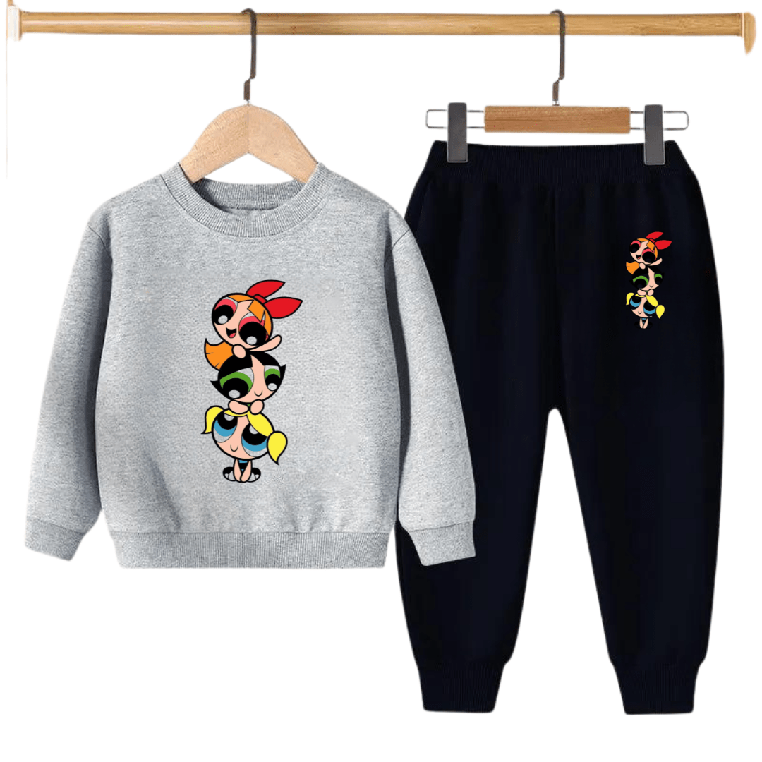 Powerpuff Girls Kids Sweatshirt & Jogger Set