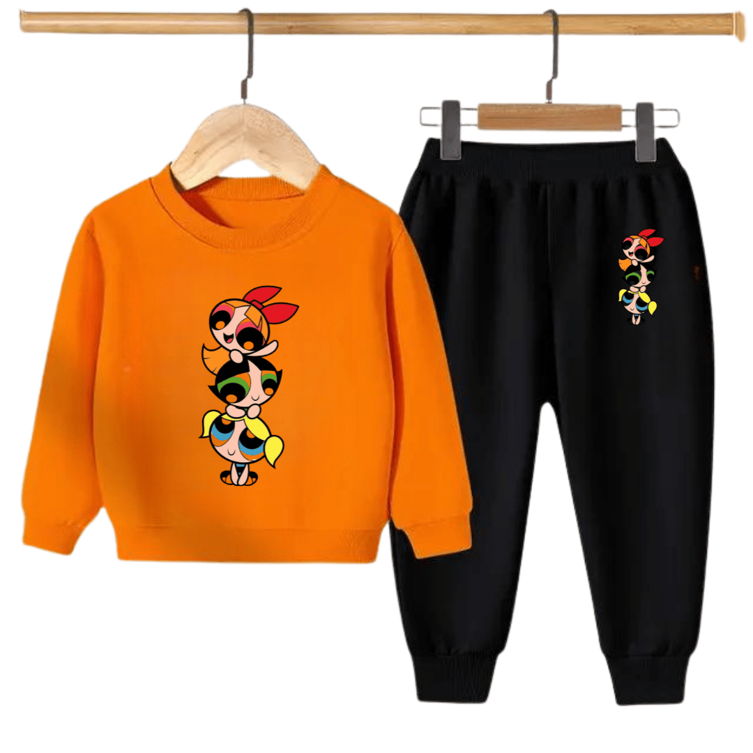 Powerpuff Girls Kids Sweatshirt & Jogger Set