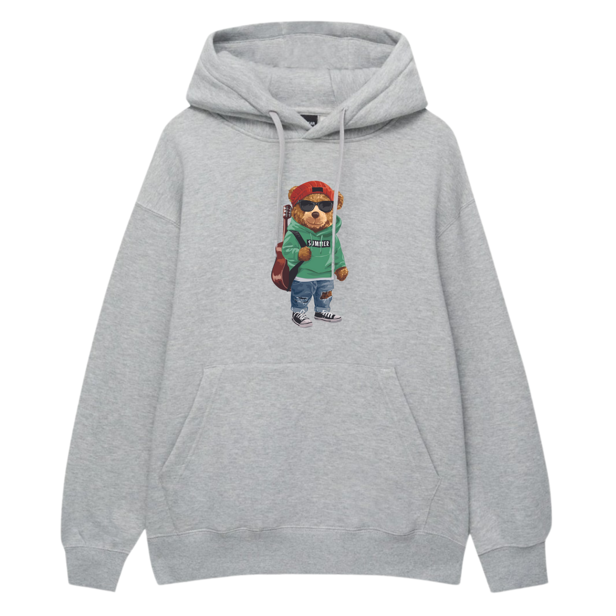 Green Polo Bear Hoodie