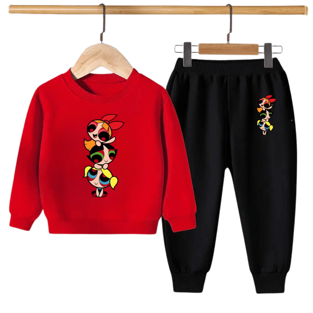Powerpuff Girls Kids Sweatshirt & Jogger Set