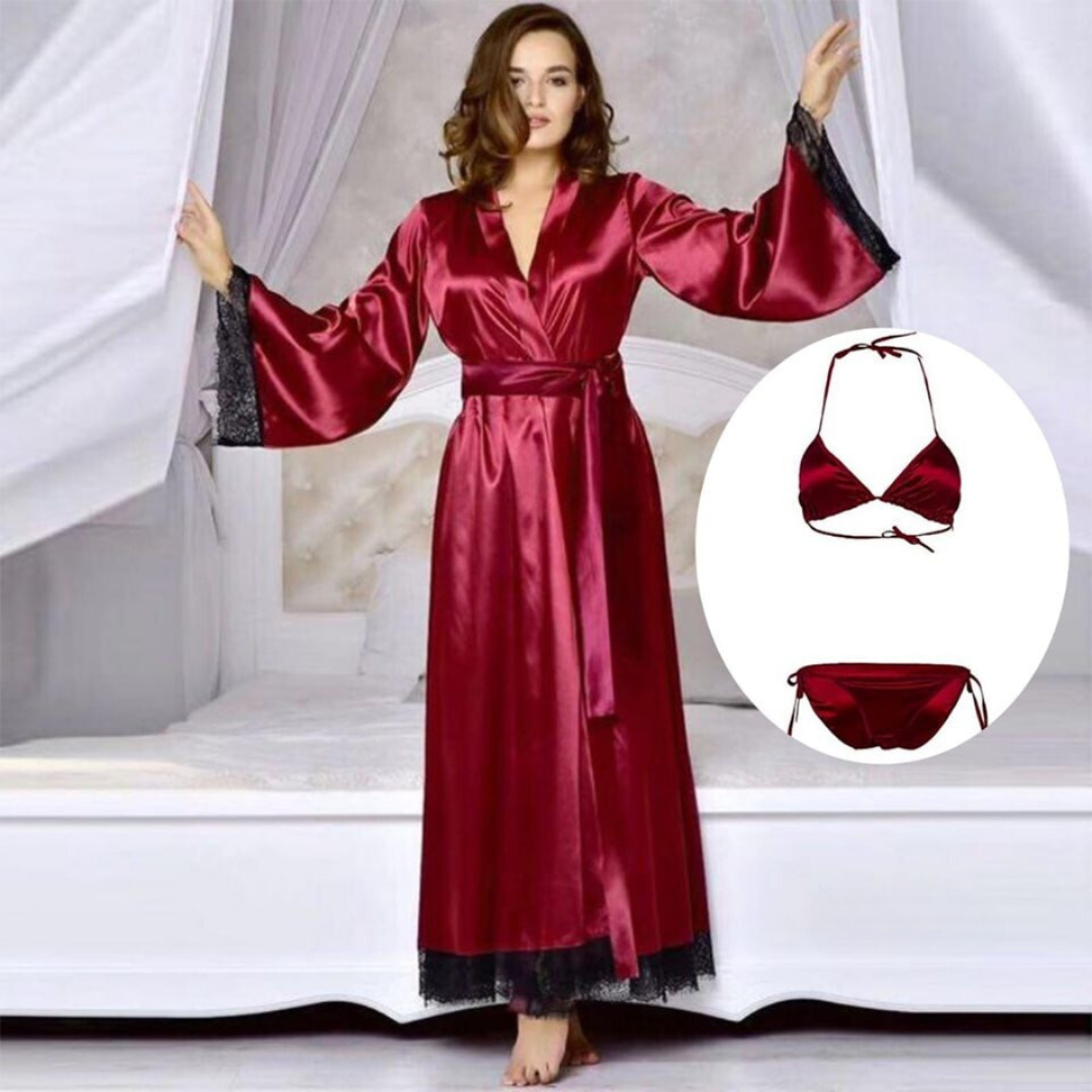 Silk night dress discount