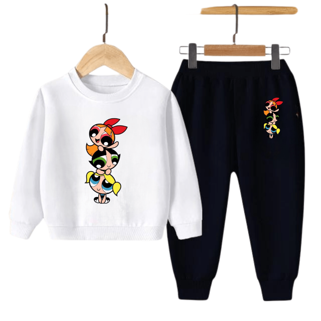 Powerpuff Girls Kids Sweatshirt & Jogger Set