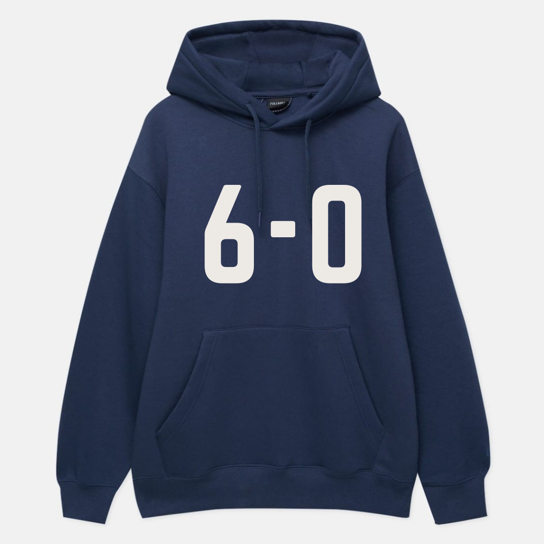 6-0 Puff Vinyl Print Hoodie – Premium Unisex Streetwear