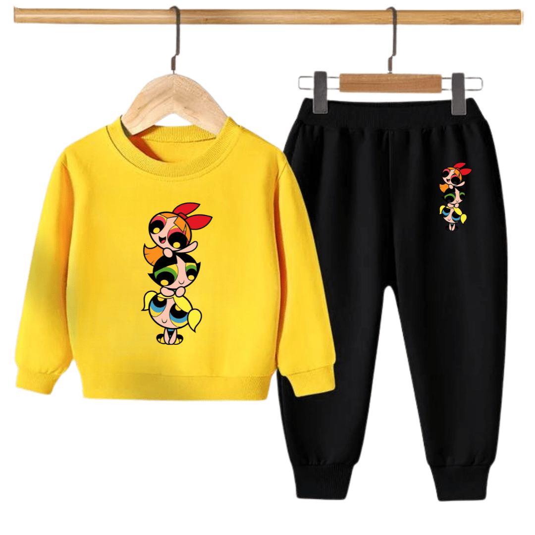 Powerpuff Girls Kids Sweatshirt & Jogger Set