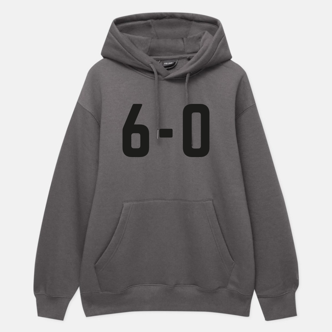 6-0 Puff Vinyl Print Hoodie – Premium Unisex Streetwear