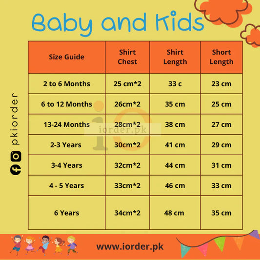 Kids sales shirt sizes