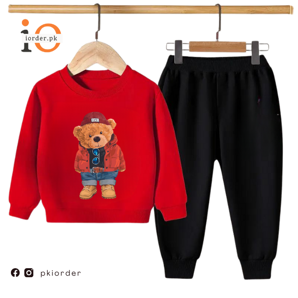 Cute Bear Kids Sweatshirt & Pant