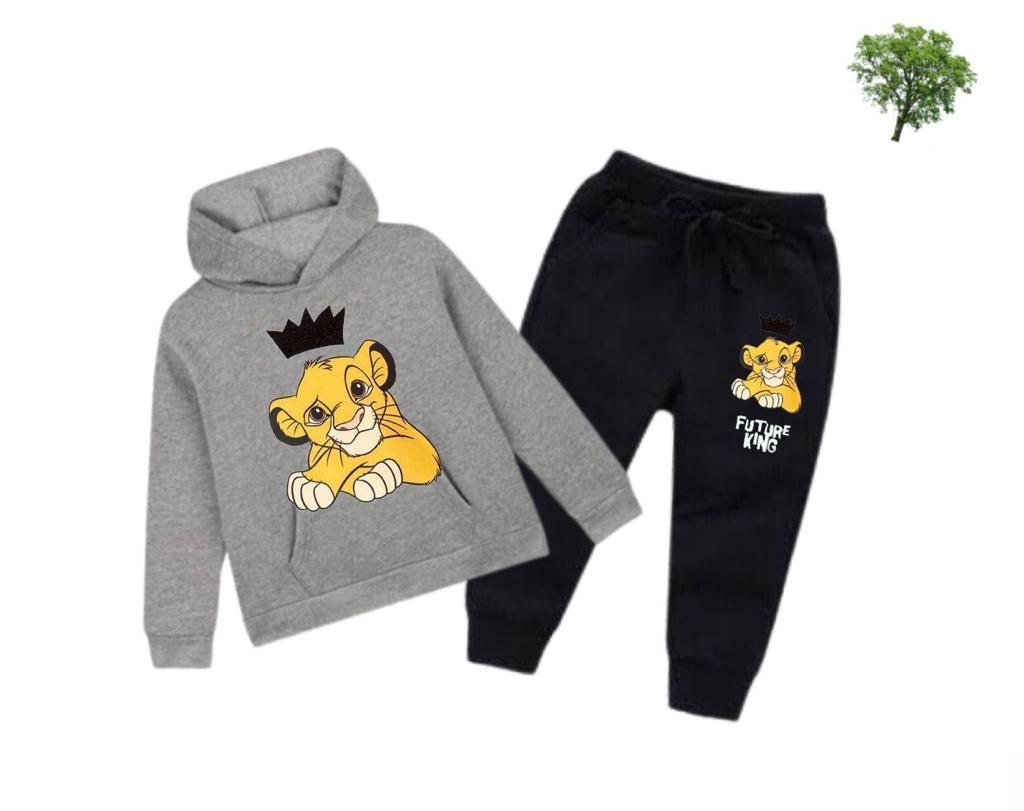 Future King Printed Kids Hoodie Set