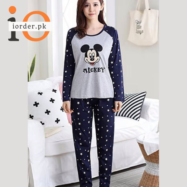 Mickey Stars Woman Pajama Set