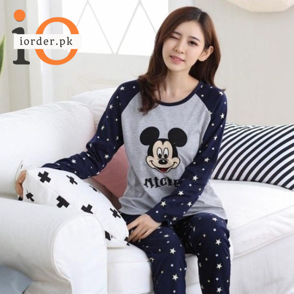 Mickey Stars Woman Pajama Set